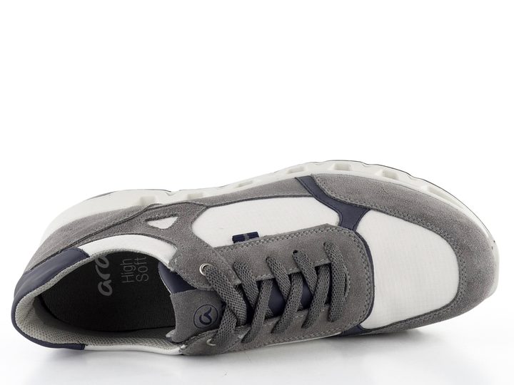 Ara širší pánské tenisky Molveno Grey/Offwhite/Blue 11-30101-22