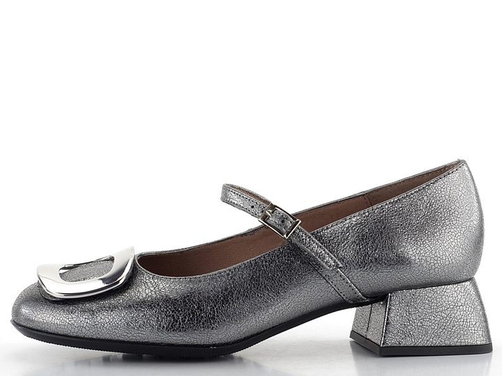 Wonders lodičky se širokým podpatkem a nártovým páskem Plomo D-1211