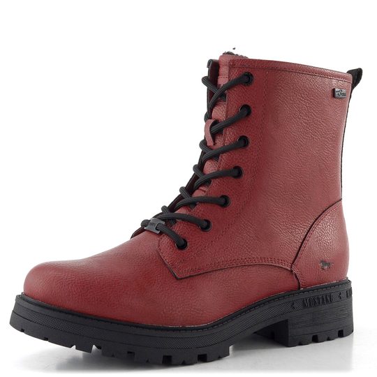 Mustang šněrovací kotník red 15M0042009