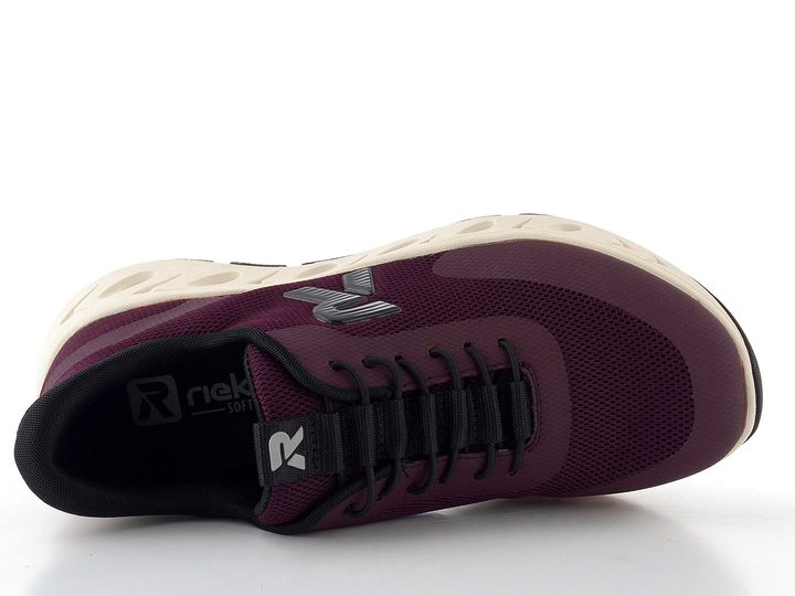 Rieker Sport dámske tenisky blackberry/brombeer M6551-30