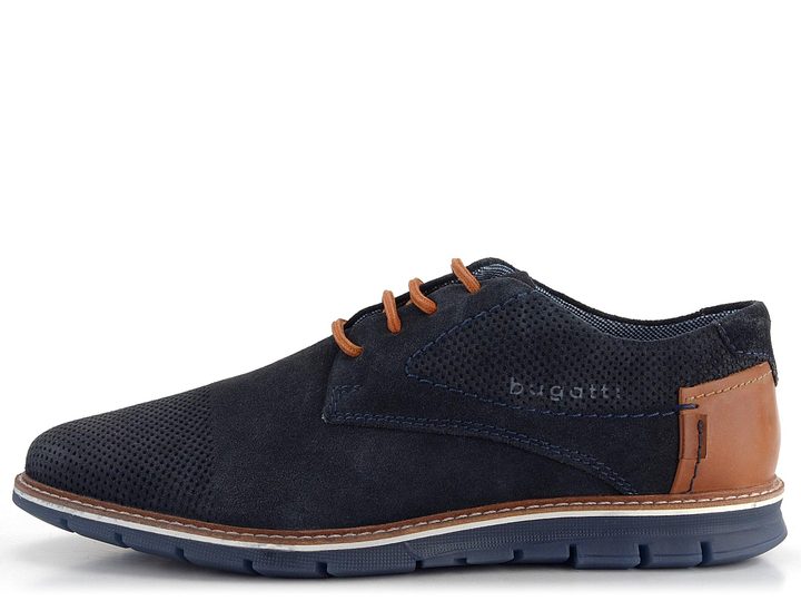 Bugatti pánské polobotky tmavě modré 331-9711K-1400