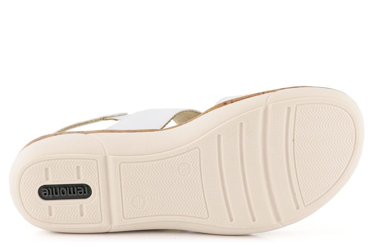 Remonte sandály s plastovou sponou bílé R6853-80