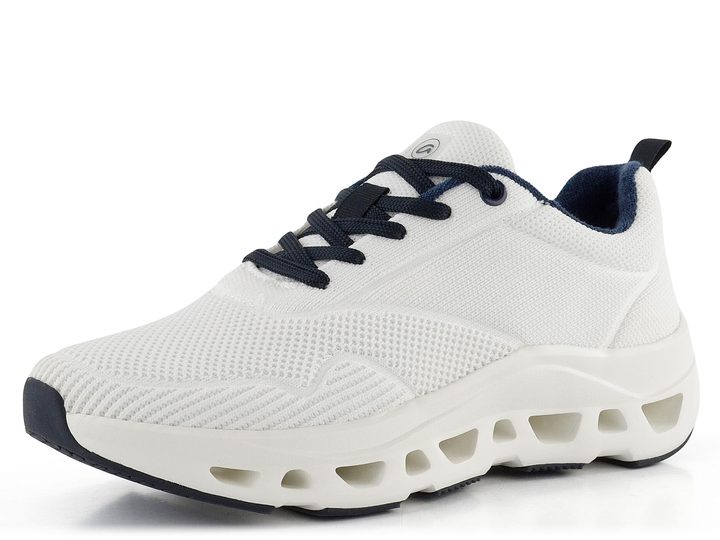 Ara širší tenisky na platformě Rio White 12-51002-04