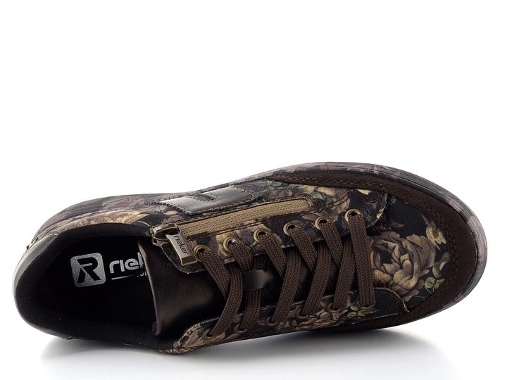 Rieker Sport tenisky na platformě černé/barevné M7711-26