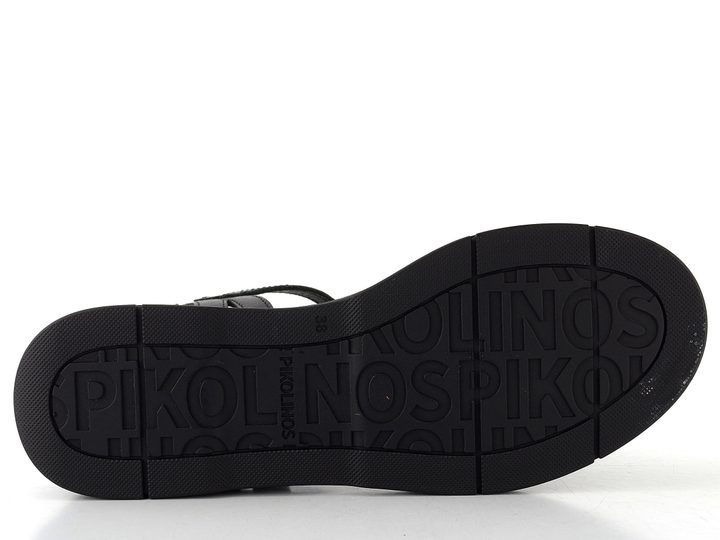Pikolinos páskové sandály Roquetas black W9B-0789