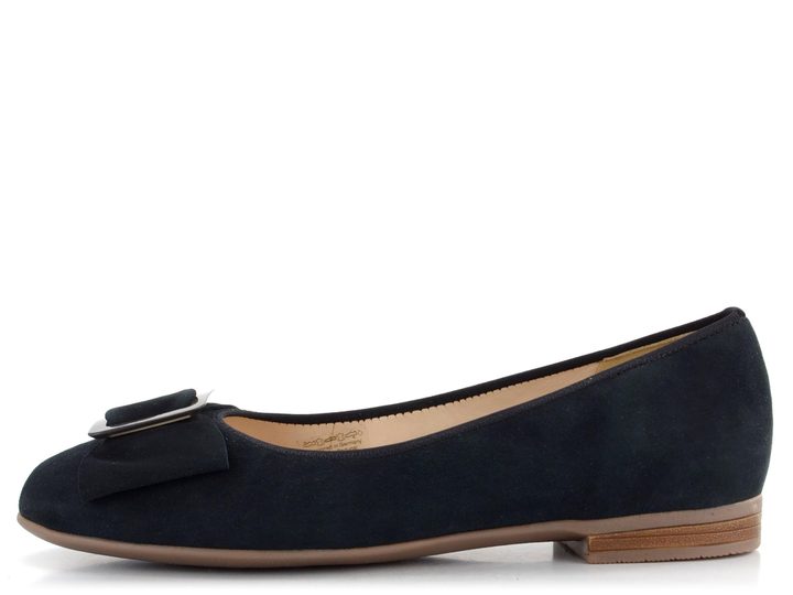 Ara dámské semišové baleríny Sardinia Black 12-31328-01