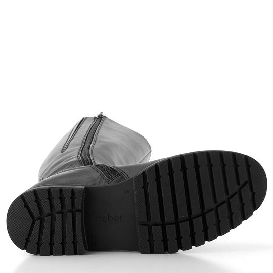 Gabor široké černé kozačky XL-Vario 72.728.57