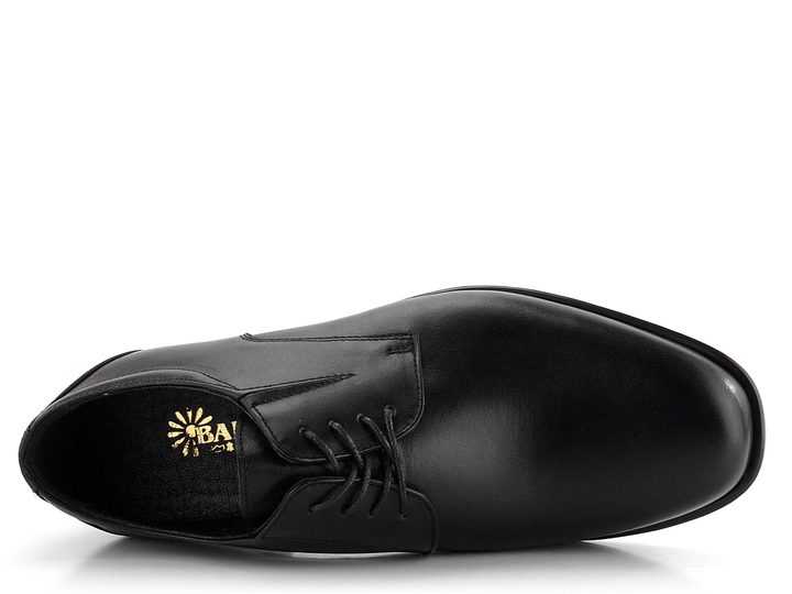 Barton černé polobotky s pružnými vsadkami M24150