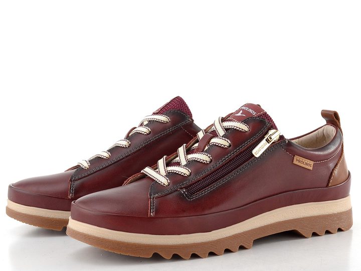 Pikolinos šněrovací polobotky se zipem Vigo Arcilla W3W-6979