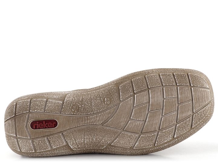 Rieker béžové polobotky s páskem na suchý zip 03058-64