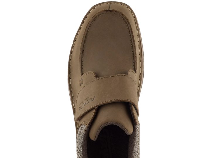 Rieker béžové polobotky s páskem na suchý zip 03058-64