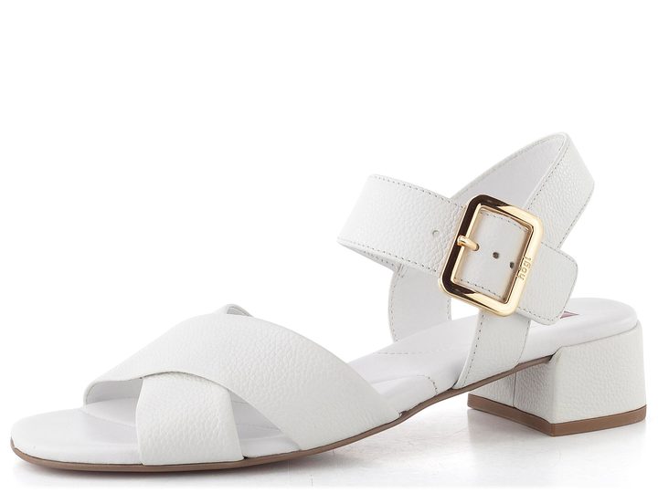 Högl luxusní sandály na podpatku creme 9-102623-1200