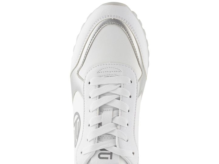 Bagatt tenisky na platforme biele/strieborné D31-A6L13-5050