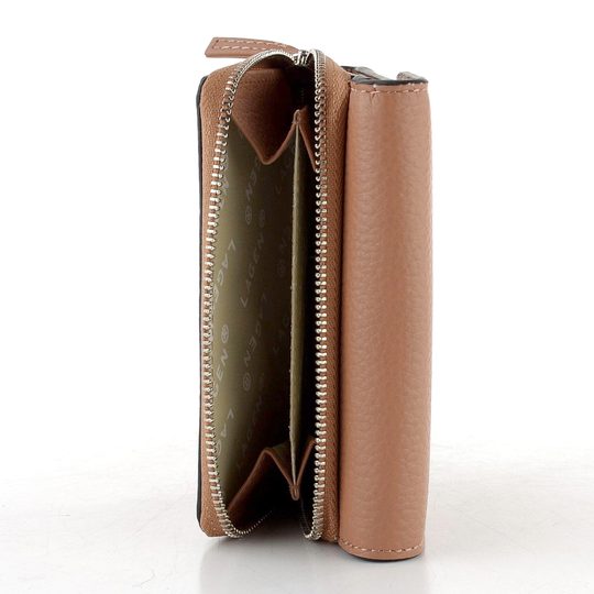 Dámská kožená peněženka se zipovou kapsou Peach BLC/5616/1022