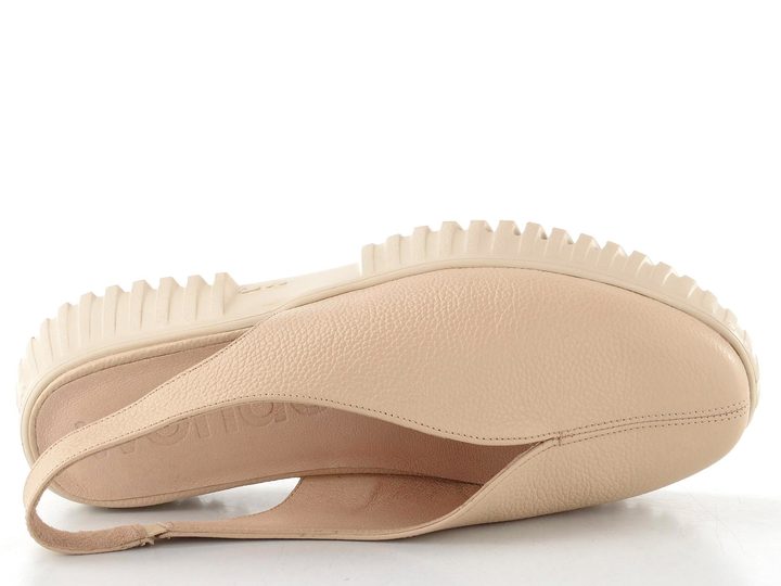 Wonders sandály s plnou špičkou beig A-4411