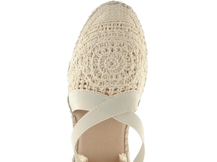 Gaimo sandály s gumičkami a plnou špičkou Paola.Croc cordela4un crudo hand