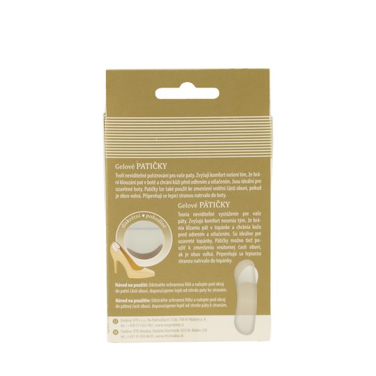 Patičky do obuvi gelové