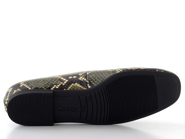 Gabor baleríny s hadím vzorom grün/schwarz 74.140.41