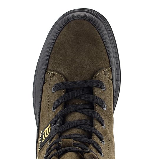 Bagatt zelený šněrovací kotník na hrubé podešvi D31-AOA31-6955