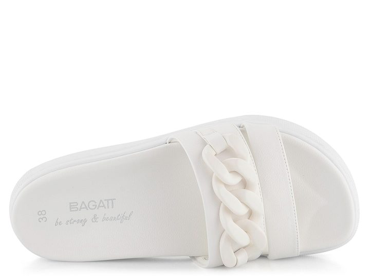 Bagatt dámské bílé  pantofle D31-A7590-5000-2000