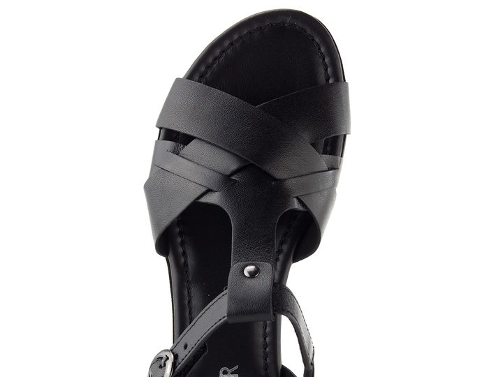 Gabor sandály na nízkém podpatku schwarz 82.794.57