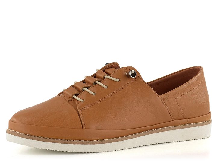 Looke hladké polobotky s pružnými gumičkami Bernice brown L0688_15