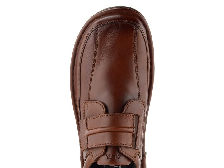 Ara pánske široké poltopánky na suchý zips Ben Cognac 11-17101-07