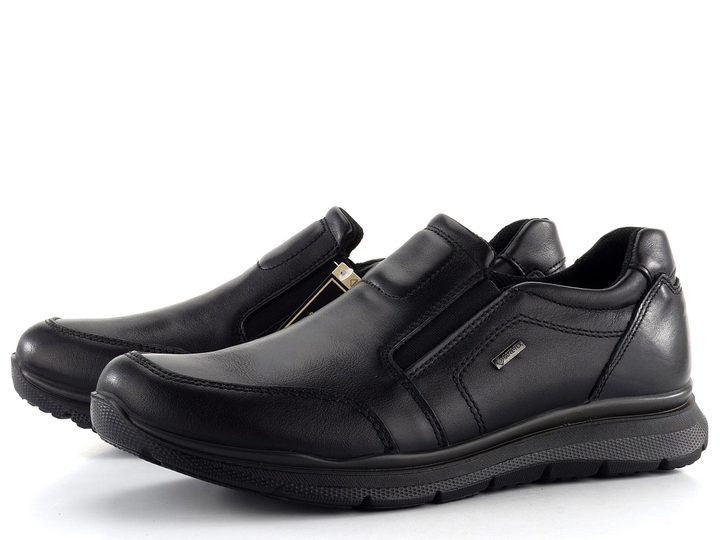 Ara pánské prozouvací polobotky černé Benjo 11-24606-01