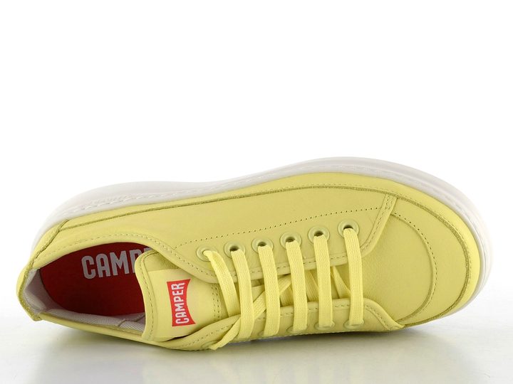 Camper žluté dámské polobotky na platformě K201626-013