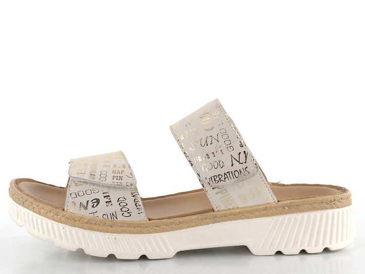 Ara dámské pantofle Capri Cream 12-39107-09
