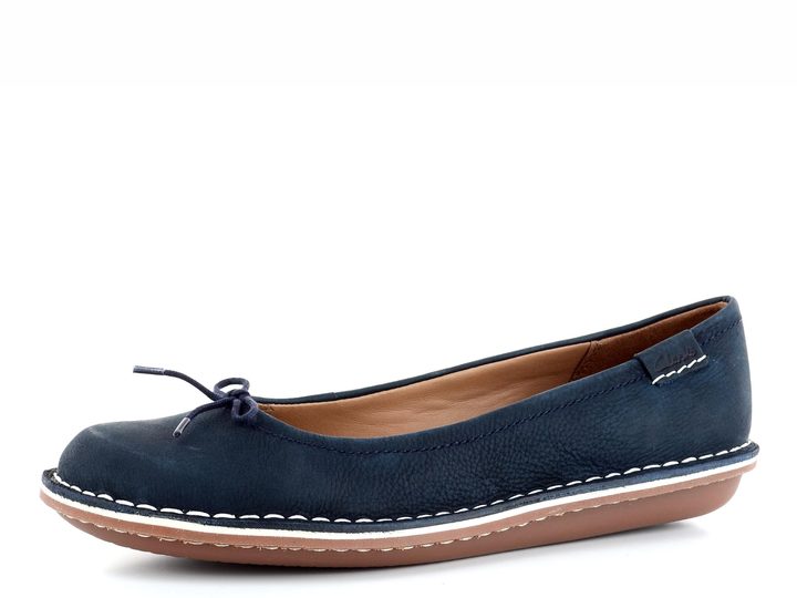 Clarks baleríny modré Tustin Talulah