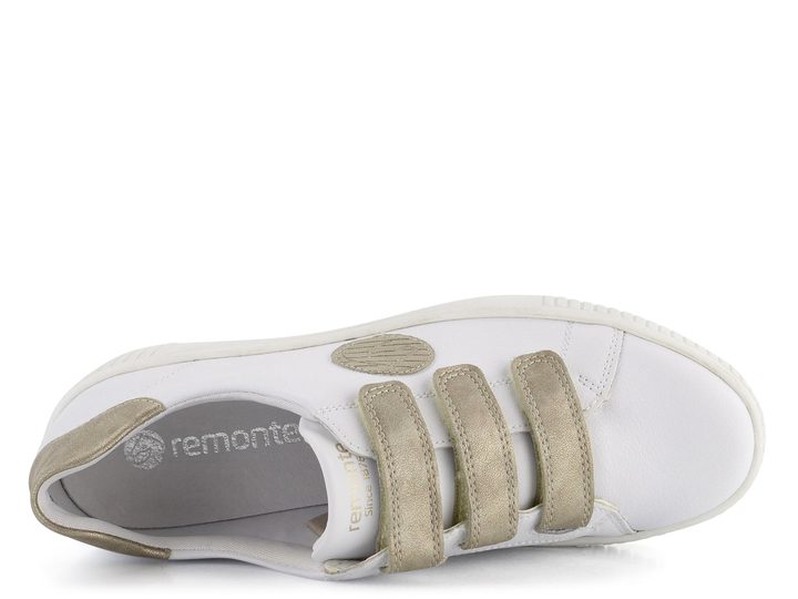 Remonte biele tenisky na platforme R7902-80