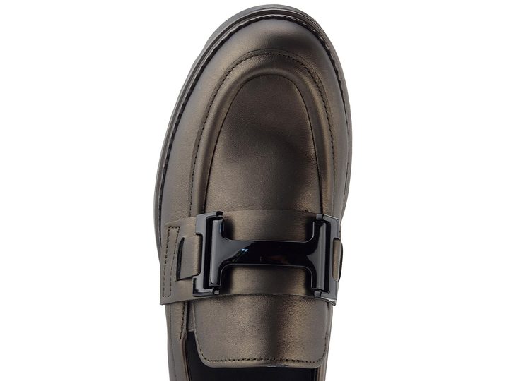 Gabor metalické mokasíny na hrubej podošve smog 72.452.89