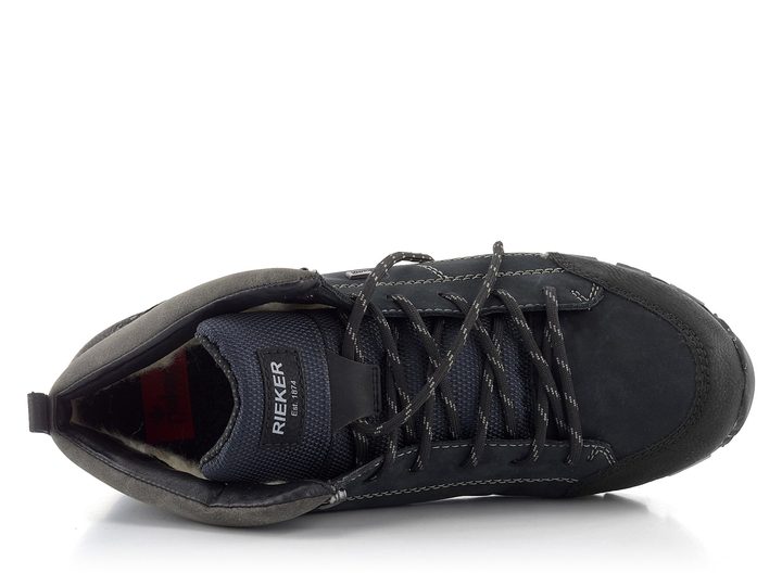 Rieker pánský šněrovací kotník s membránou kombinovaný F5740-00