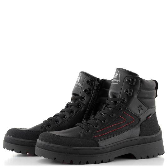 Rieker Revolution pohorková členková obuv s membránou čierna U0271-00