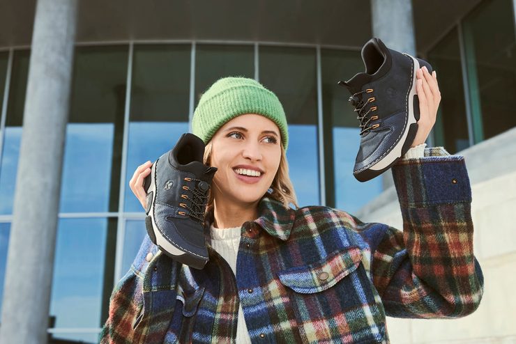 Rieker prozouvací polobotky modrý 45963-14