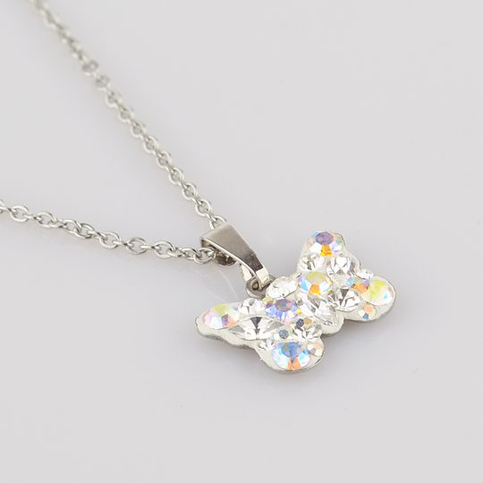 Náhrdelník motýlik Preciosa Crystal AB