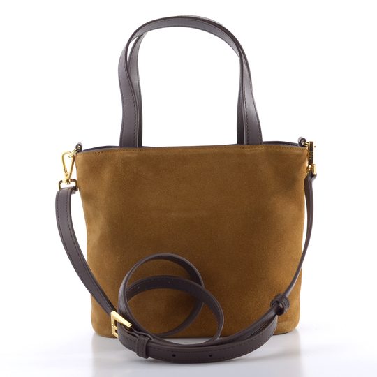 Högl luxusní malá crossbody kabelka camel/chocplum 2-145522-1121