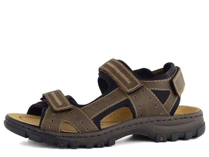 Rieker hnedé pánske sandále 25063-25