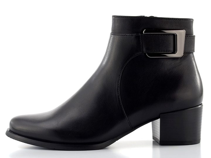 Regarde zipový kotník na podpatku Jolene-27 black