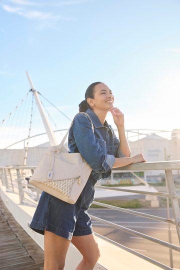 Rieker kabelka 2v1 ivory/beige H1025-60