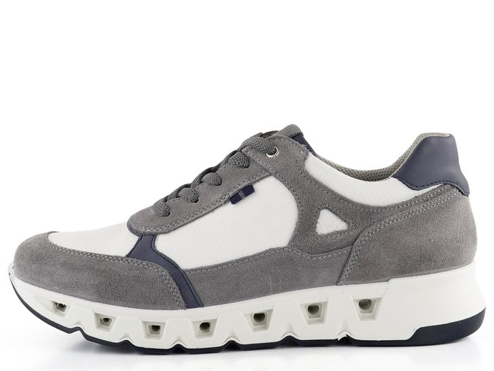 Ara širší pánské tenisky Molveno Grey/Offwhite/Blue 11-30101-22