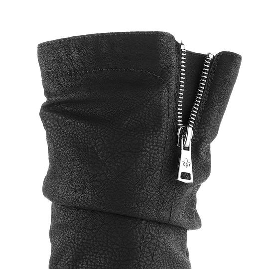 Rieker zateplené variabilné poločižmy čierne Y8053-00