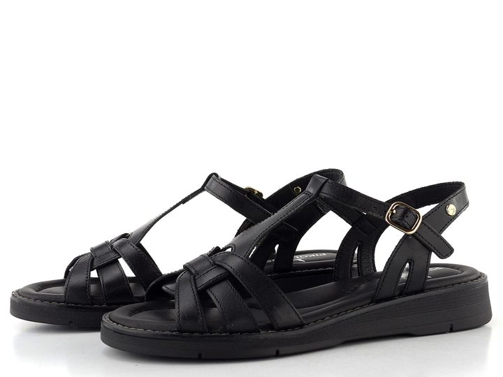 Pikolinos páskové sandály Roquetas black W9B-0789