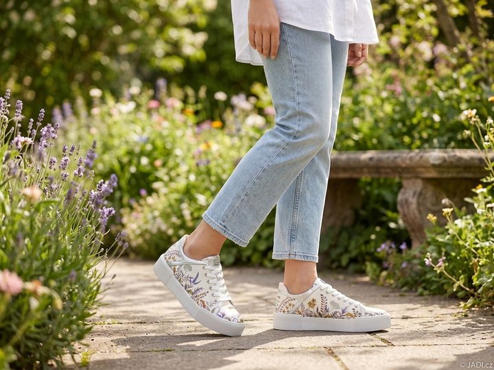 Högl sneakers polobotky s potiskem weiss/multi 1-103679-0299