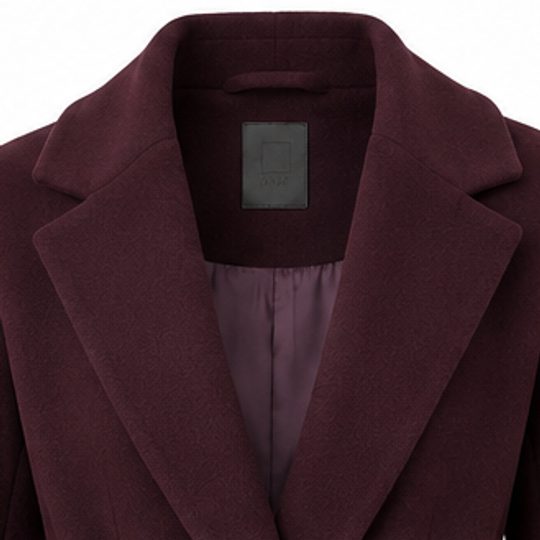 Högl luxusní dlouhý vlněný kabát barolo 2-195110-4800