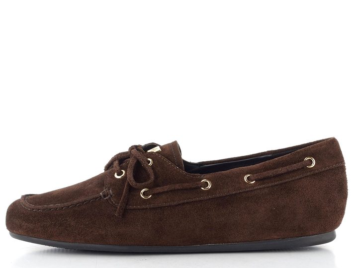 Högl semišové mokasíny chocplum 2-100642-2100