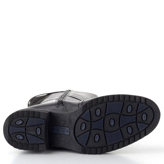 Caprice černé hladké kozačky 9-25691-41