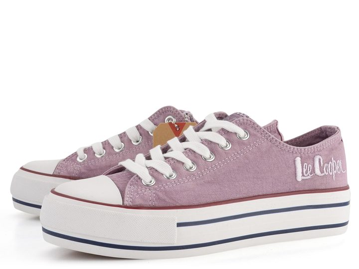 Lee Cooper tenisky na platformě fialové LCW-24-31-2219LB