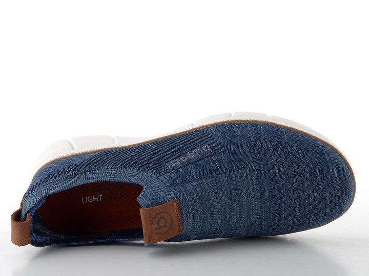 Bugatti pánské mokasíny modré 321-ASR62-6900